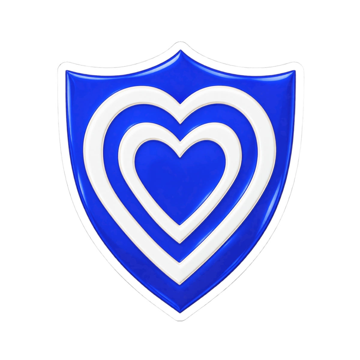 Kiss-Cut Stickers - Army - XXIV Corps - SSI without Text - 3D - Transparent
