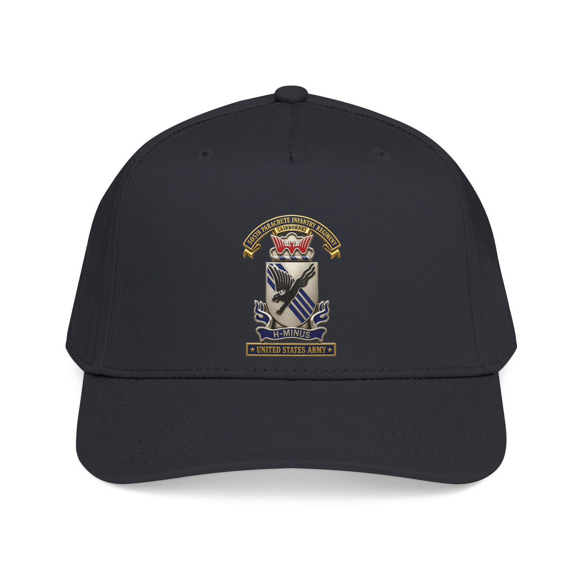 Mid Profile Baseball Cap - Army - 505th Parachute Infantry Regiment (PIR) - DUI - United States Army - 3D - Enhanced