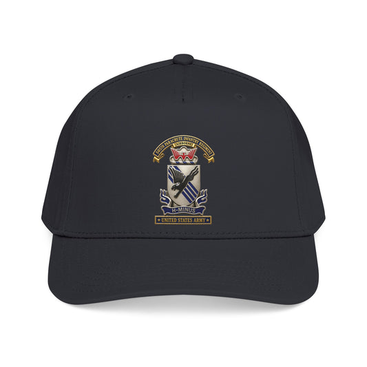 Mid Profile Baseball Cap - Army - 505th Parachute Infantry Regiment (PIR) - DUI - United States Army - 3D - Enhanced