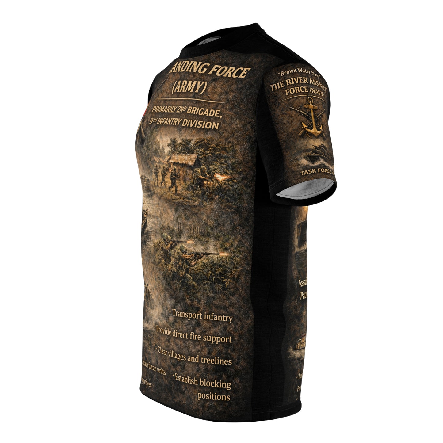 9th Infantry Division Vietnam Tribute All-Over Print Tee