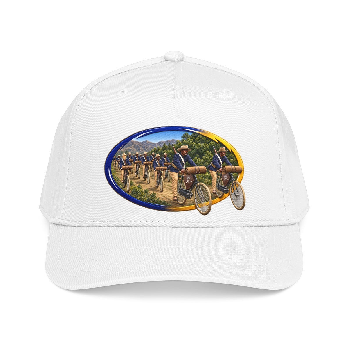 Mid Profile Baseball Cap - CIrcle Riders - 3D - Enhanced
