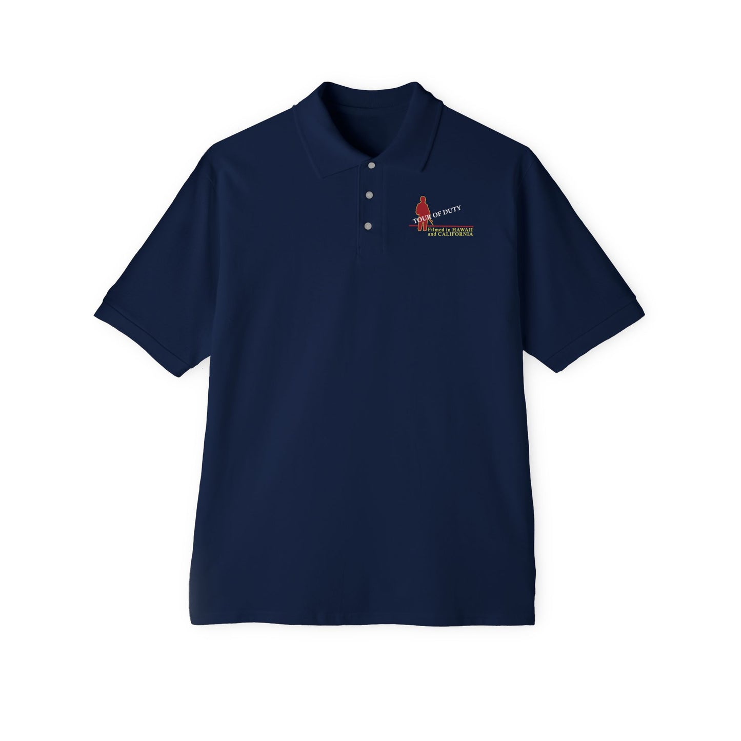 Men's Casual Piqué Polo - Tour Of Duty