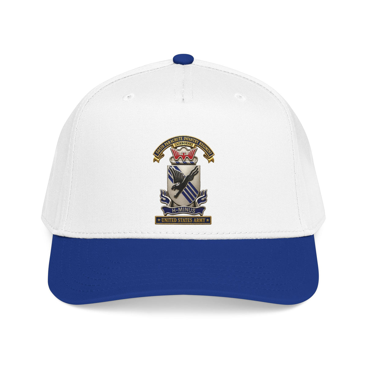 Mid Profile Baseball Cap - Army - 505th Parachute Infantry Regiment (PIR) - DUI - United States Army - 3D - Enhanced