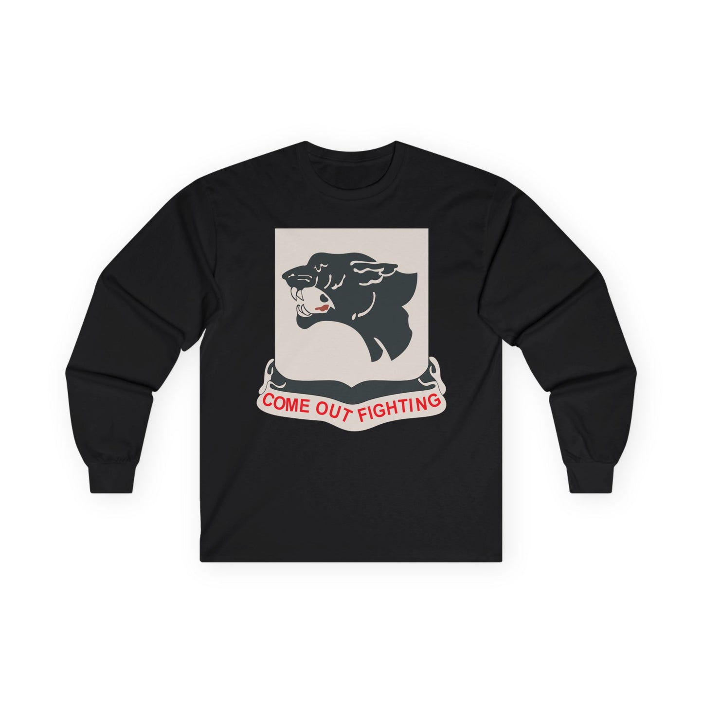 Long Sleeve Tee - Army - 761st Tank Battalion - Black Panthers wo Txt