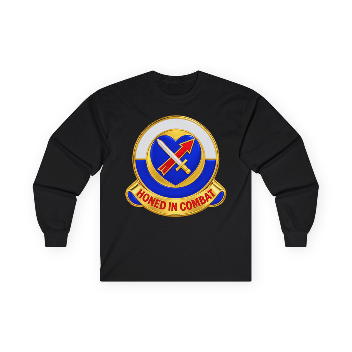 Unisex Ultra Cotton Long Sleeve Tee - Army - XXIV Corps - DUI without Text - 3D - Transparent