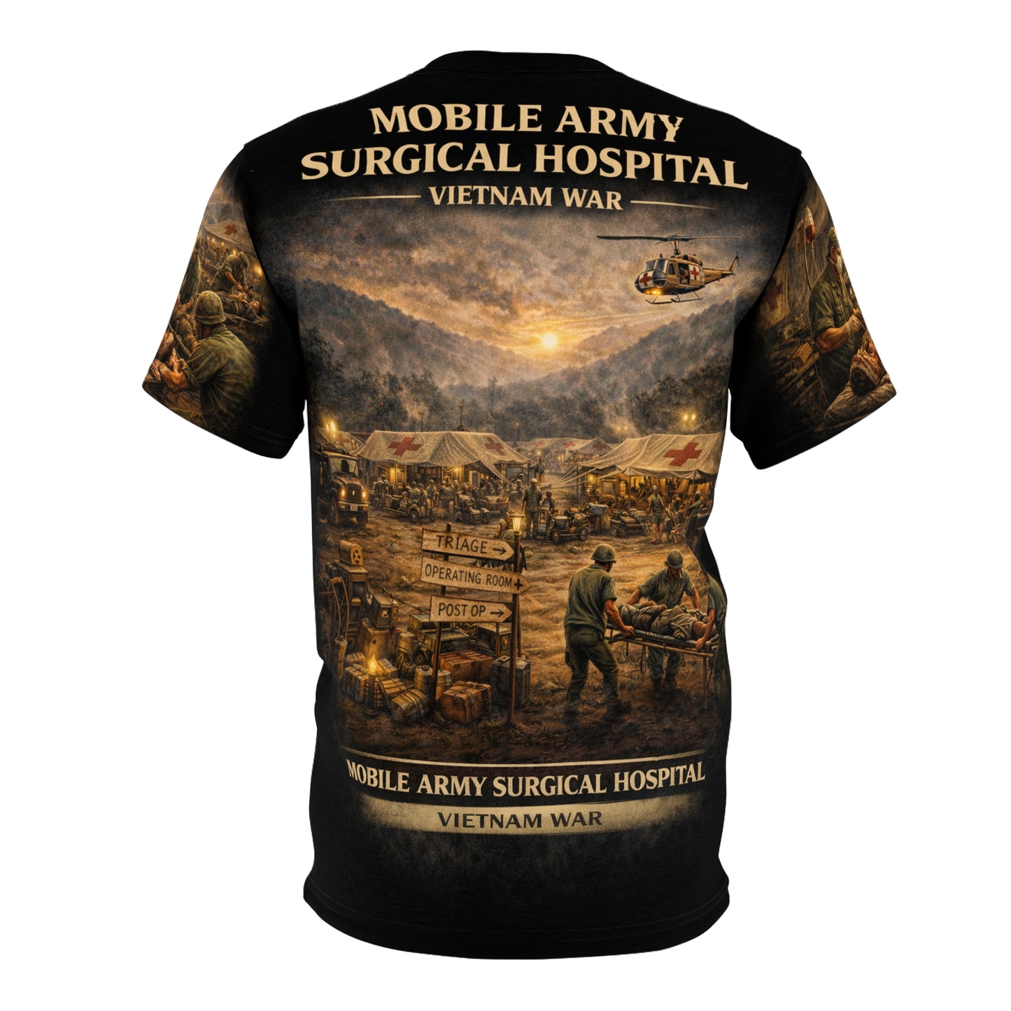 MASH Mobile Army Surgical Hospital Tribute Tee — Vietnam Veteran Memorial Shirt