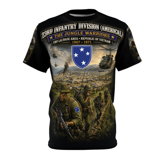 23rd Infantry Division (Americal) Vietnam - Tribute Tee — Jungle Warriors - ChuLai Basecamp
