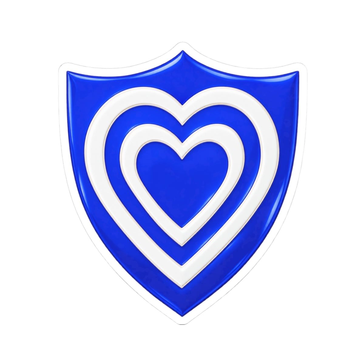 Kiss-Cut Stickers - Army - XXIV Corps - SSI without Text - 3D - Transparent
