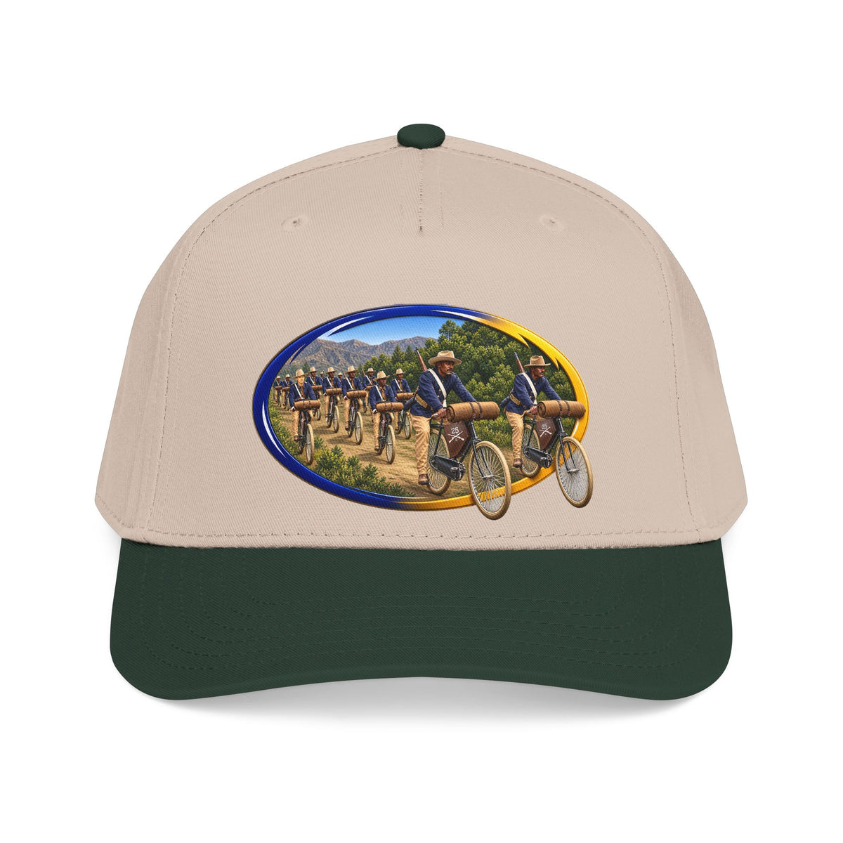 Mid Profile Baseball Cap - CIrcle Riders - 3D - Enhanced