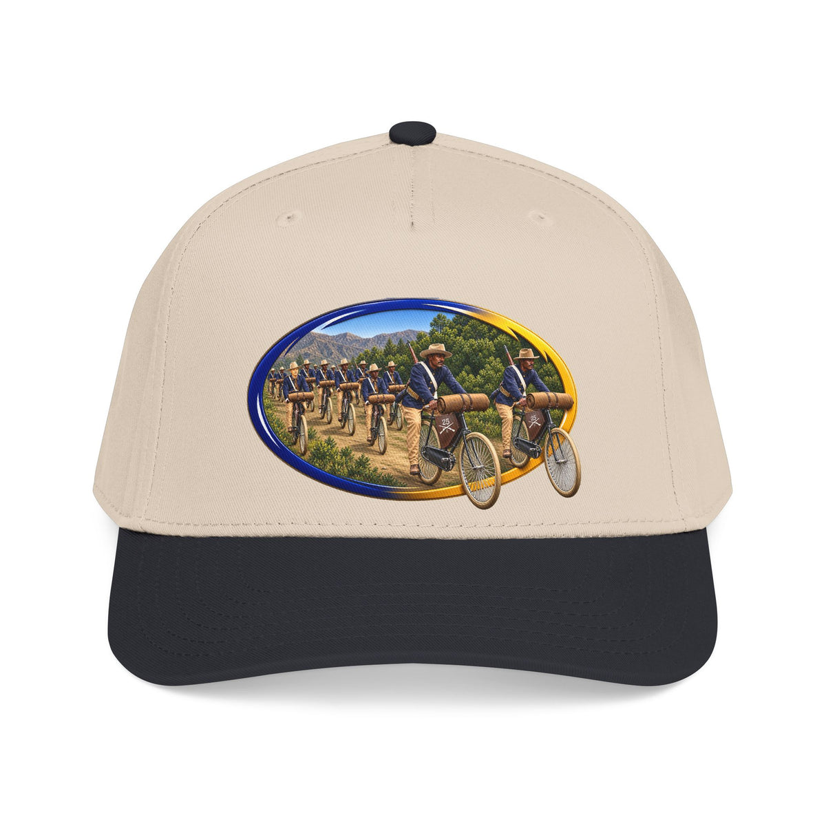 Mid Profile Baseball Cap - CIrcle Riders - 3D - Enhanced