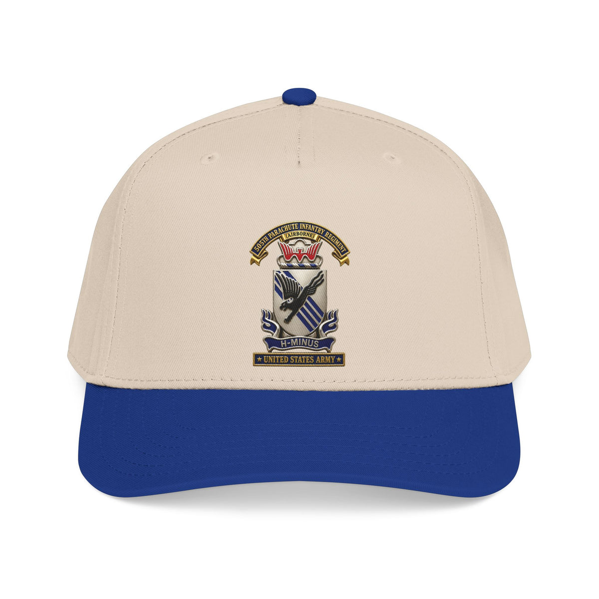 Mid Profile Baseball Cap - Army - 505th Parachute Infantry Regiment (PIR) - DUI - United States Army - 3D - Enhanced