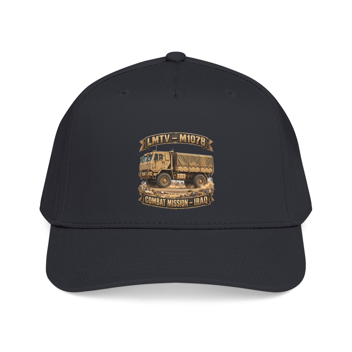 Mid Profile Baseball Cap - Army - LMTV - 1078 - Combat Mission - Iraq - 3D - Enhanced