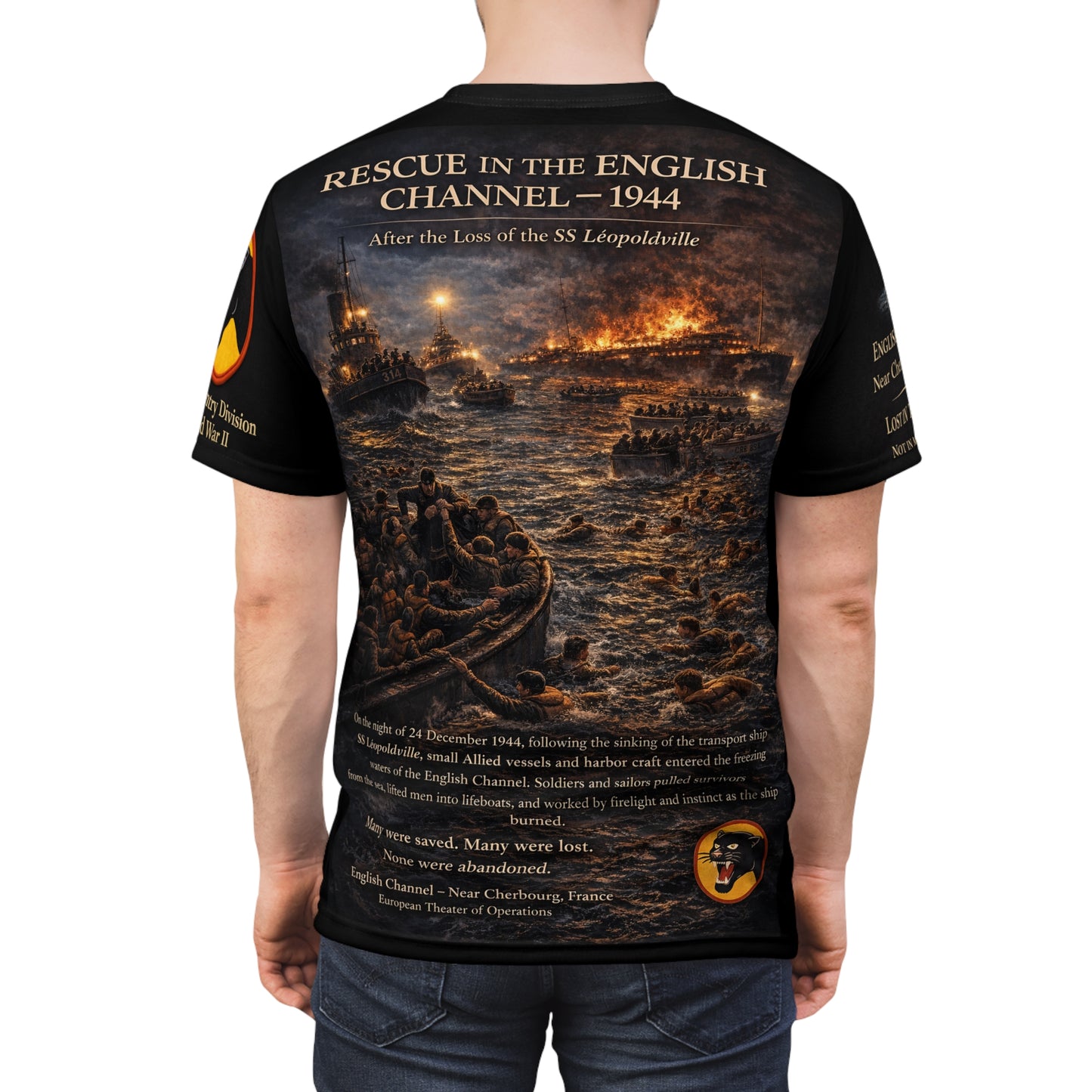 66th Infantry Division "Black Panther" Tribute Tee — Rescue at Sea