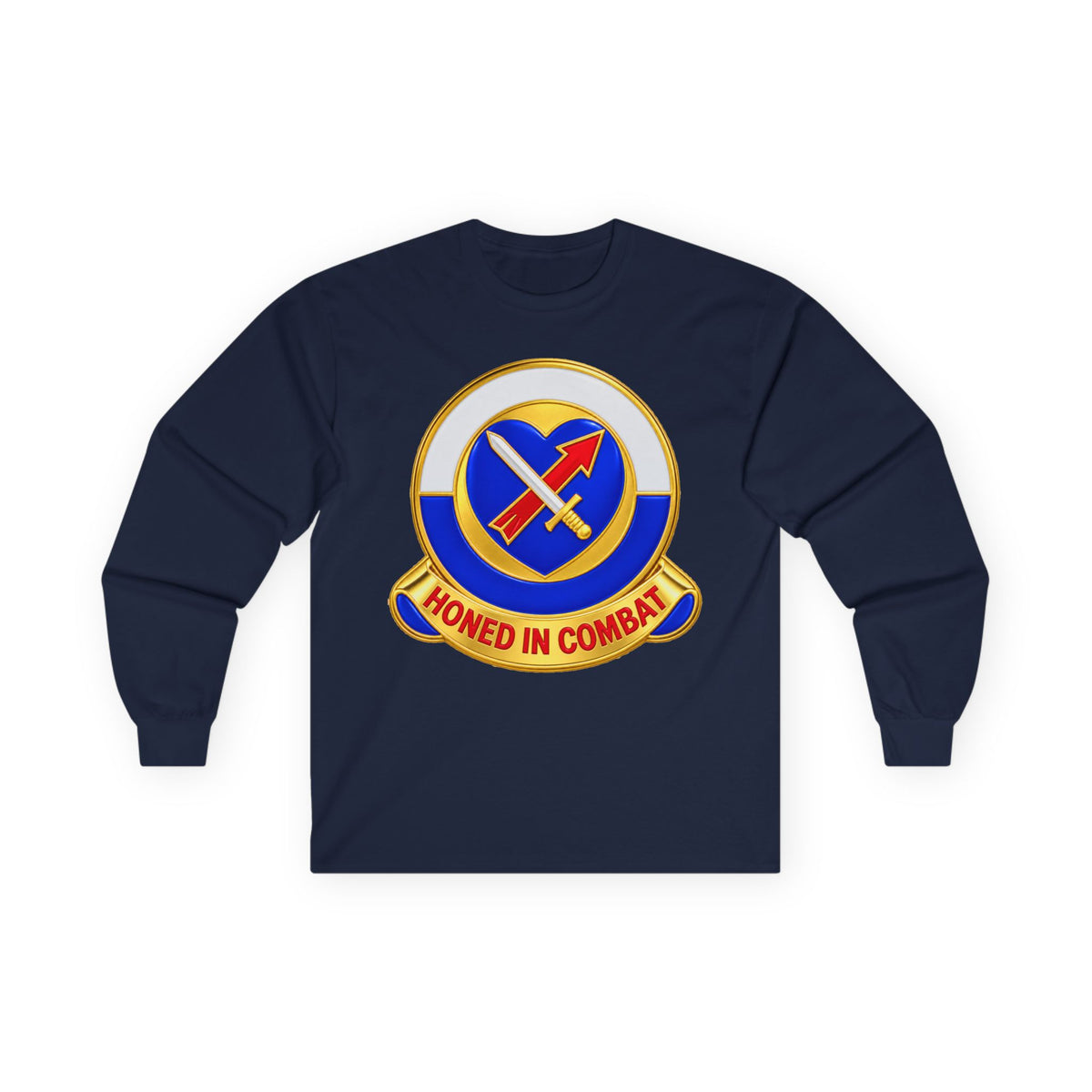 Unisex Ultra Cotton Long Sleeve Tee - Army - XXIV Corps - DUI without Text - 3D - Transparent