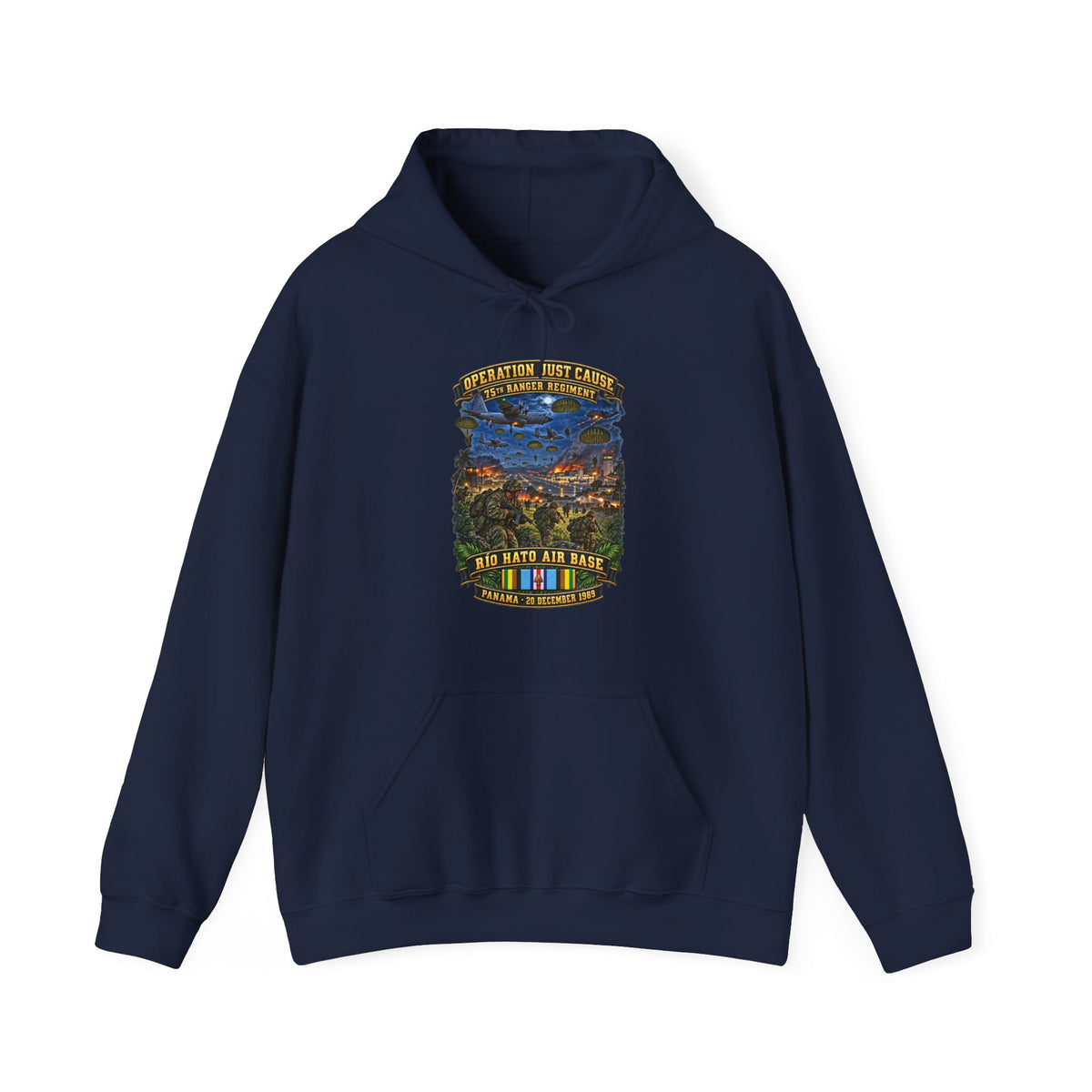 Hoodie — SOF - Operation Just Cause  - Panama Invasion 1989 - 75th Ranger Rgt - Rio Hato Air Base - 3D - Enhanced