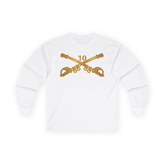 Long Sleeve Tee - Army - 10th Cavalry Branch wo Txt