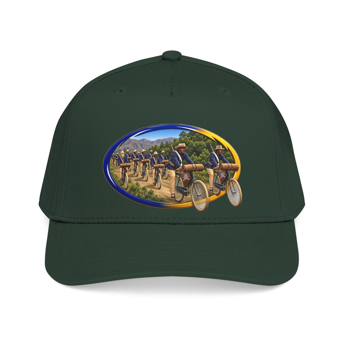 Mid Profile Baseball Cap - CIrcle Riders - 3D - Enhanced