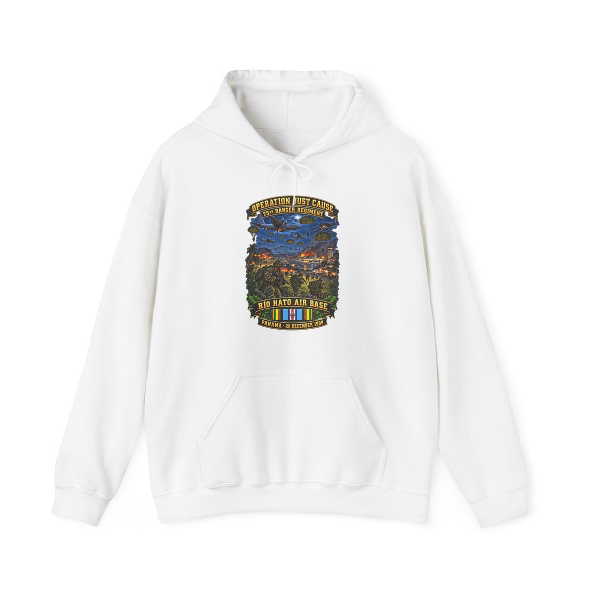 Hoodie — SOF - Operation Just Cause  - Panama Invasion 1989 - 75th Ranger Rgt - Rio Hato Air Base - 3D - Enhanced