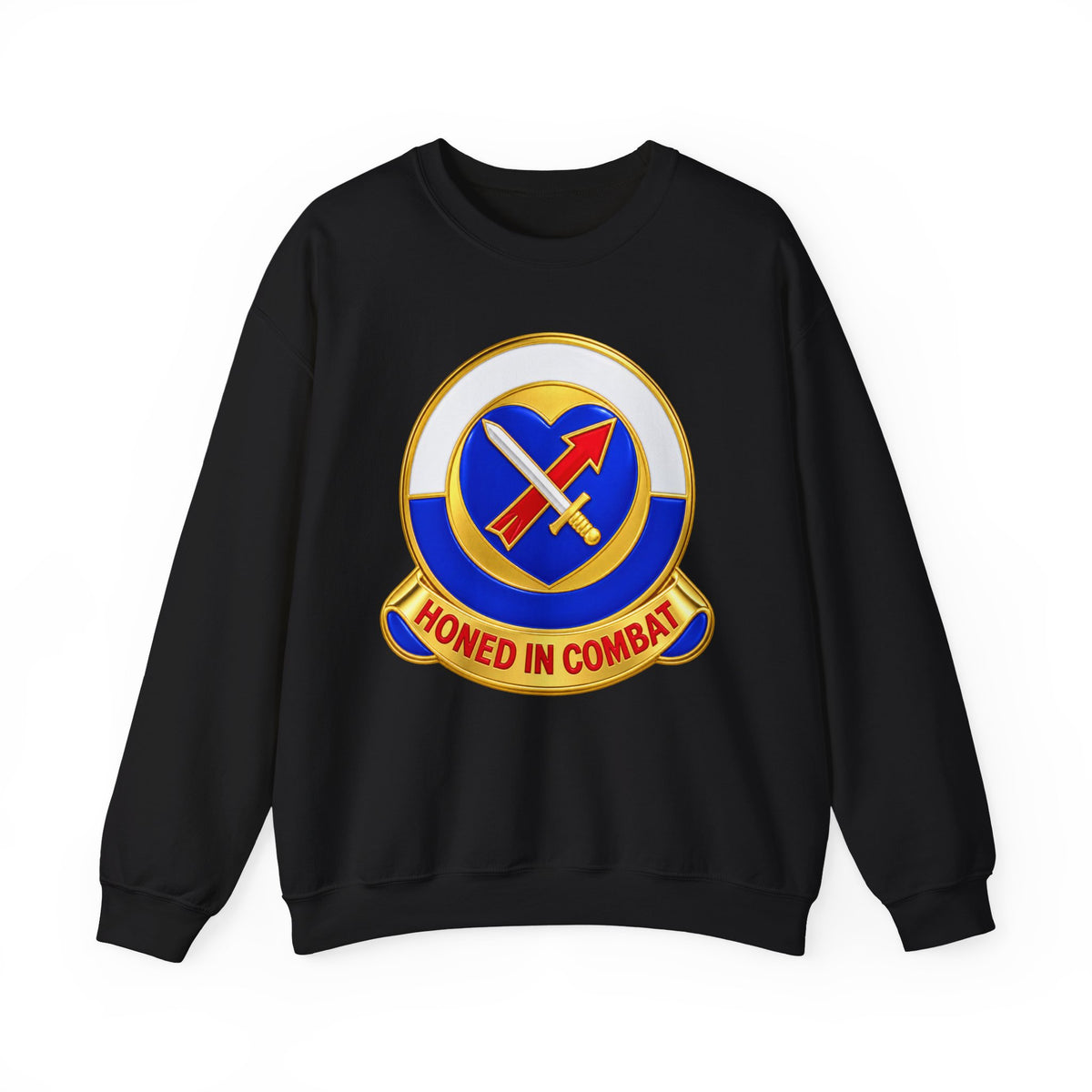 Crewneck Sweatshirt - Army - XXIV Corps - DUI without Text - 3D - Transparent