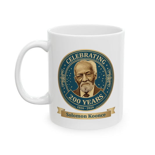 White Ceramic Mug — Solomon Koonce (11oz/15oz)