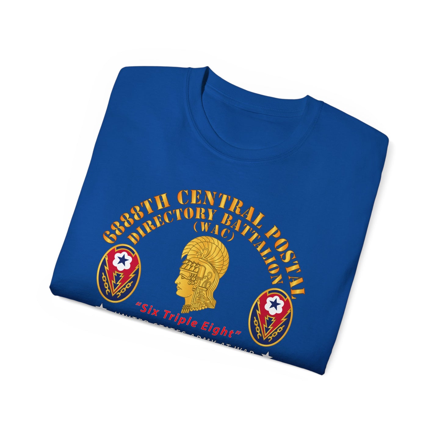Unisex Ultra Cotton Tee - Army - 6888th Central Postal Directory Battalion - World War II Service Medals