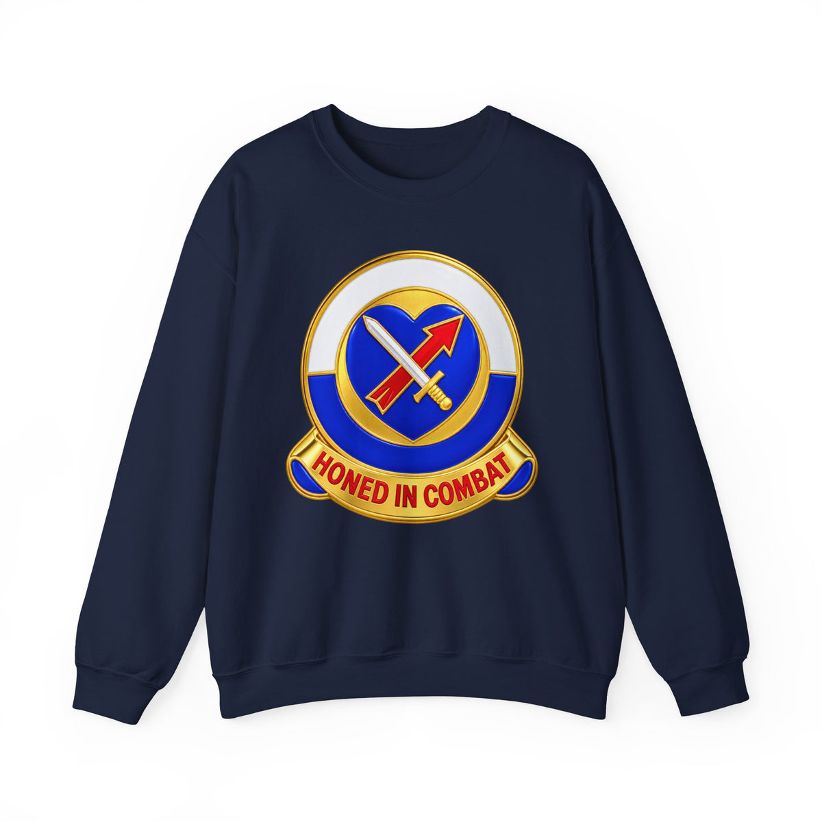 Crewneck Sweatshirt - Army - XXIV Corps - DUI without Text - 3D - Transparent