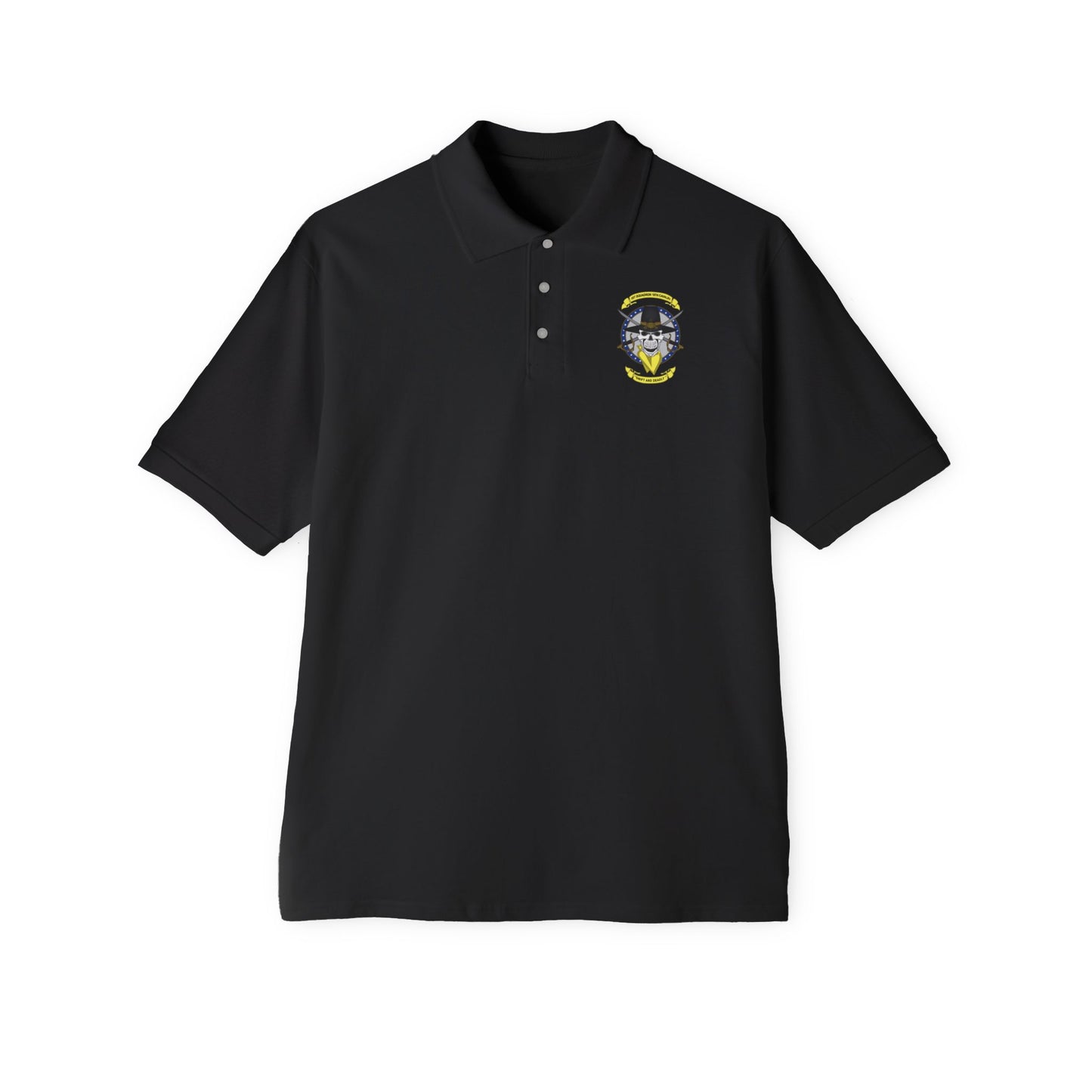 Men's Casual Piqué Polo - 1st Squadron, 18th Cavalry X 300