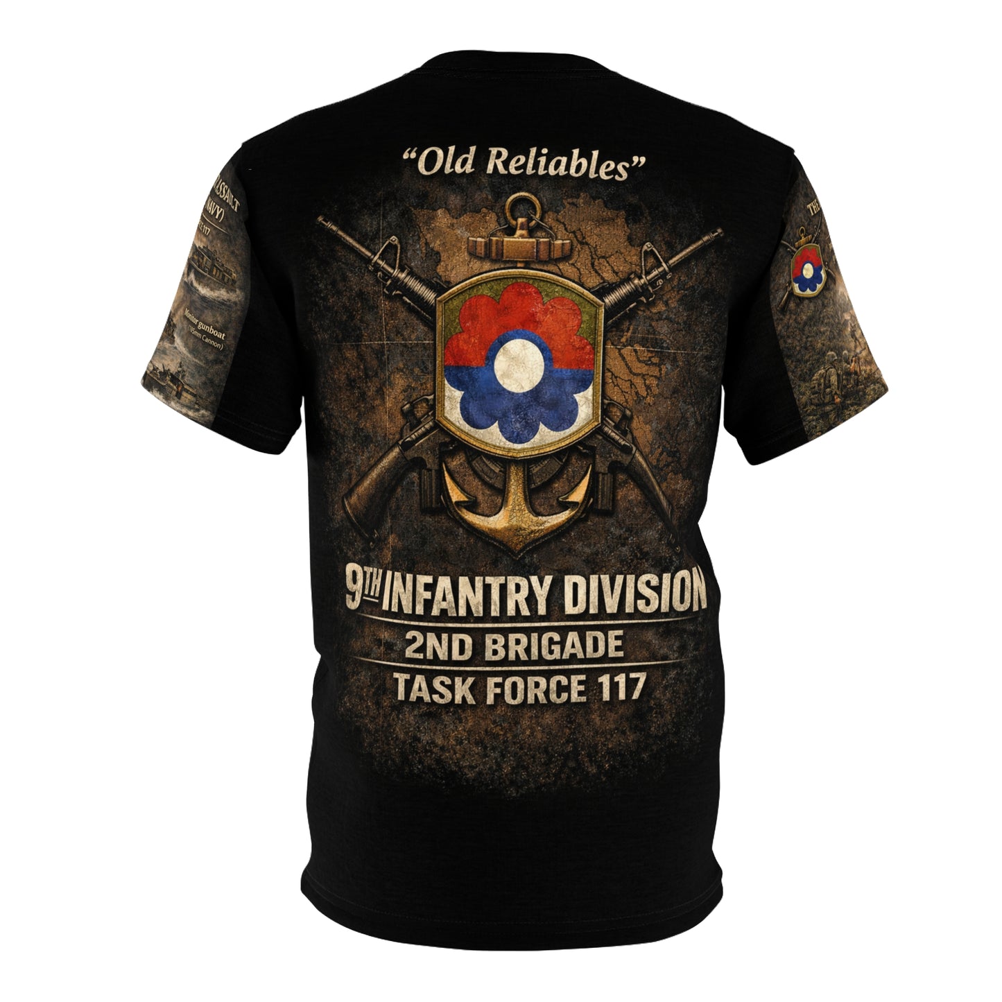 9th Infantry Division Vietnam Tribute All-Over Print Tee — Mobile Riverine Force (MRF)