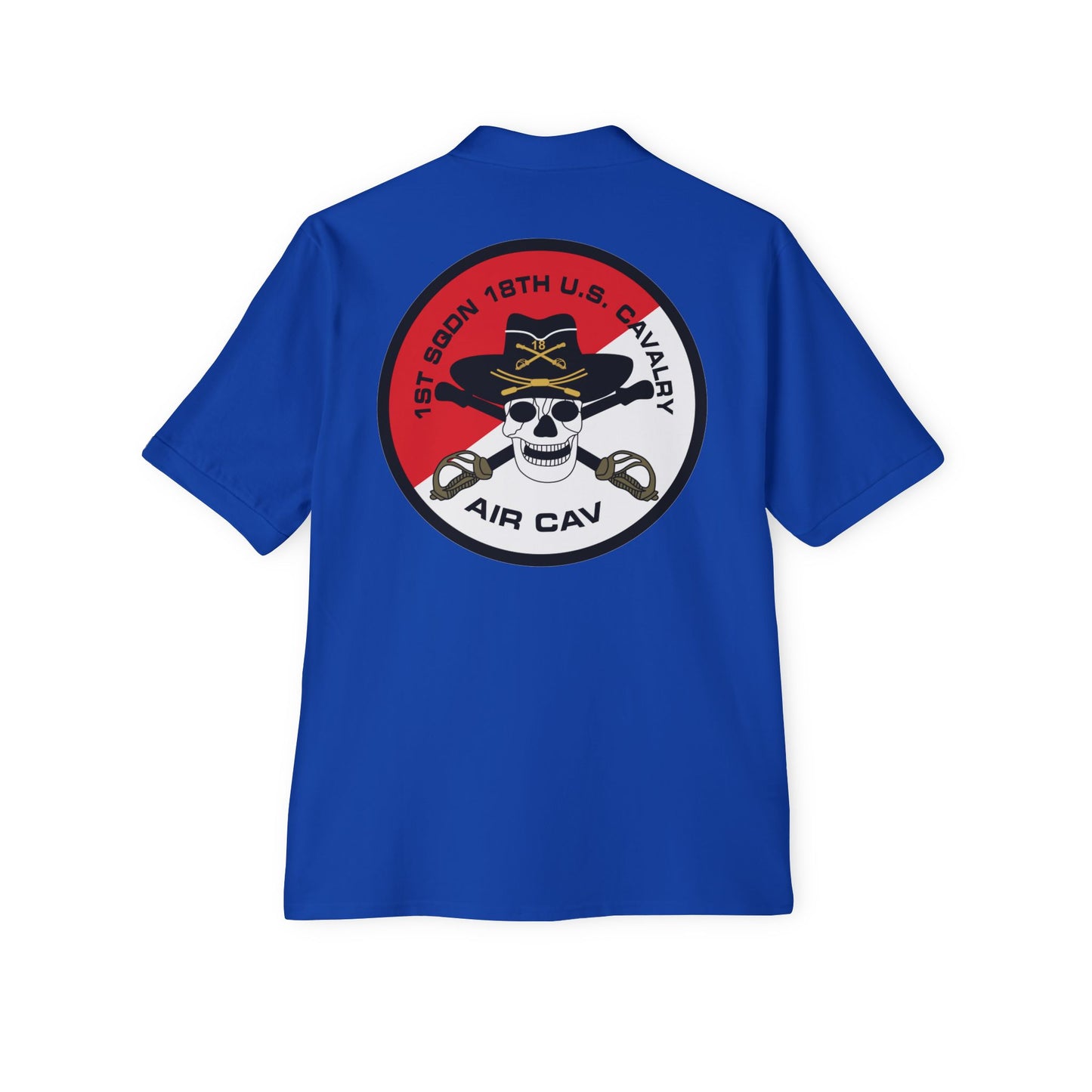 Men's Casual Piqué Polo - 1st Squadron, 18th U.S Cavalry X 300