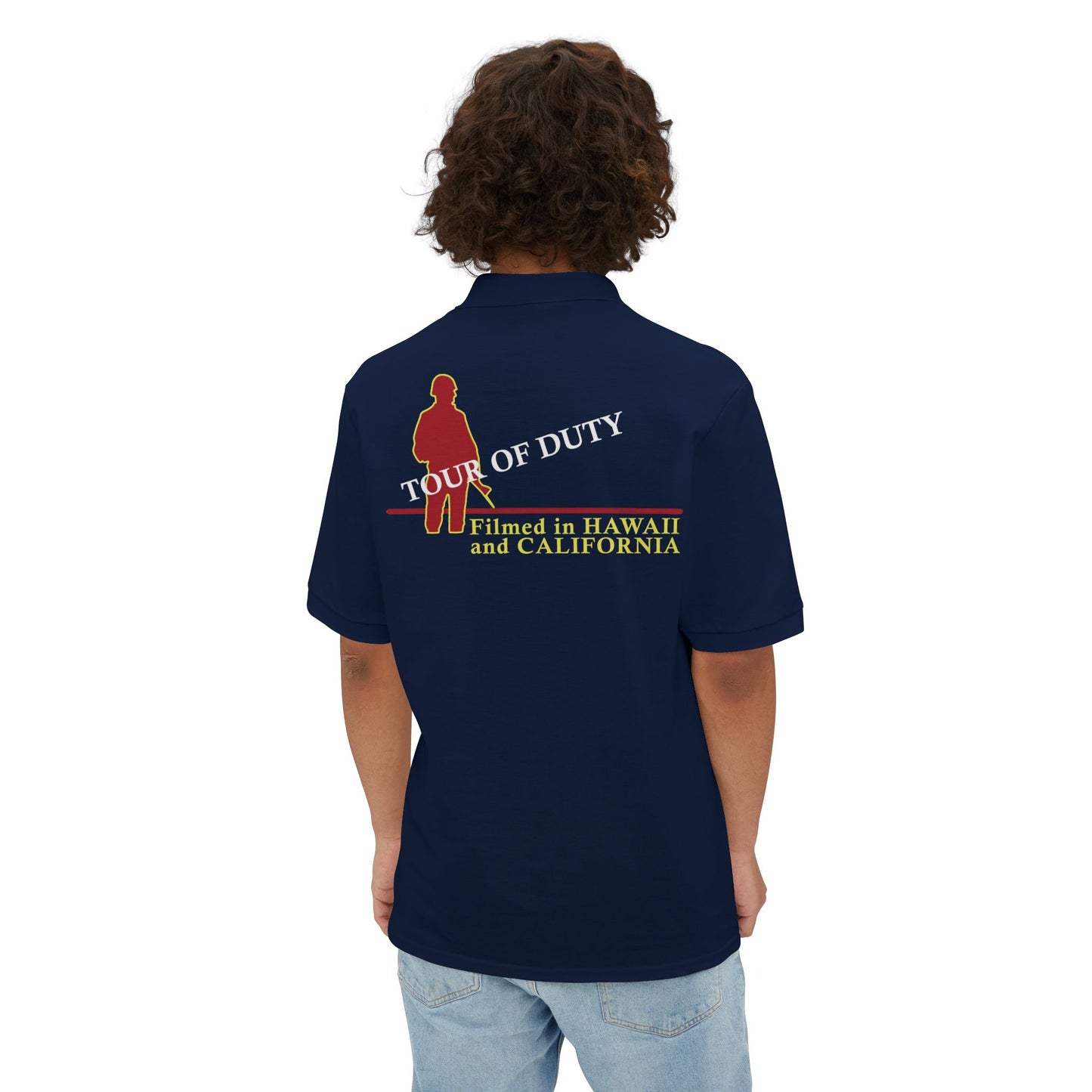 Men's Casual Piqué Polo - Tour Of Duty