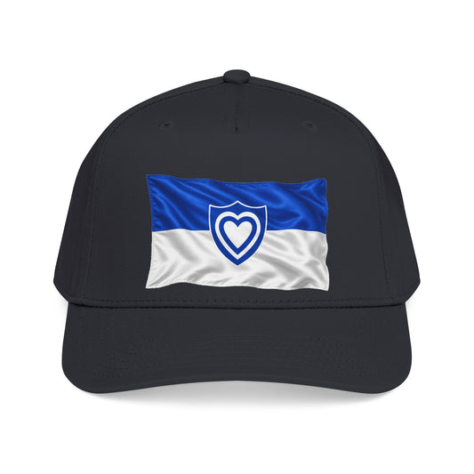 Mid Profile Baseball Cap - Army - XXIV Corps Flag - Waving - without Text - 3D - Transparent
