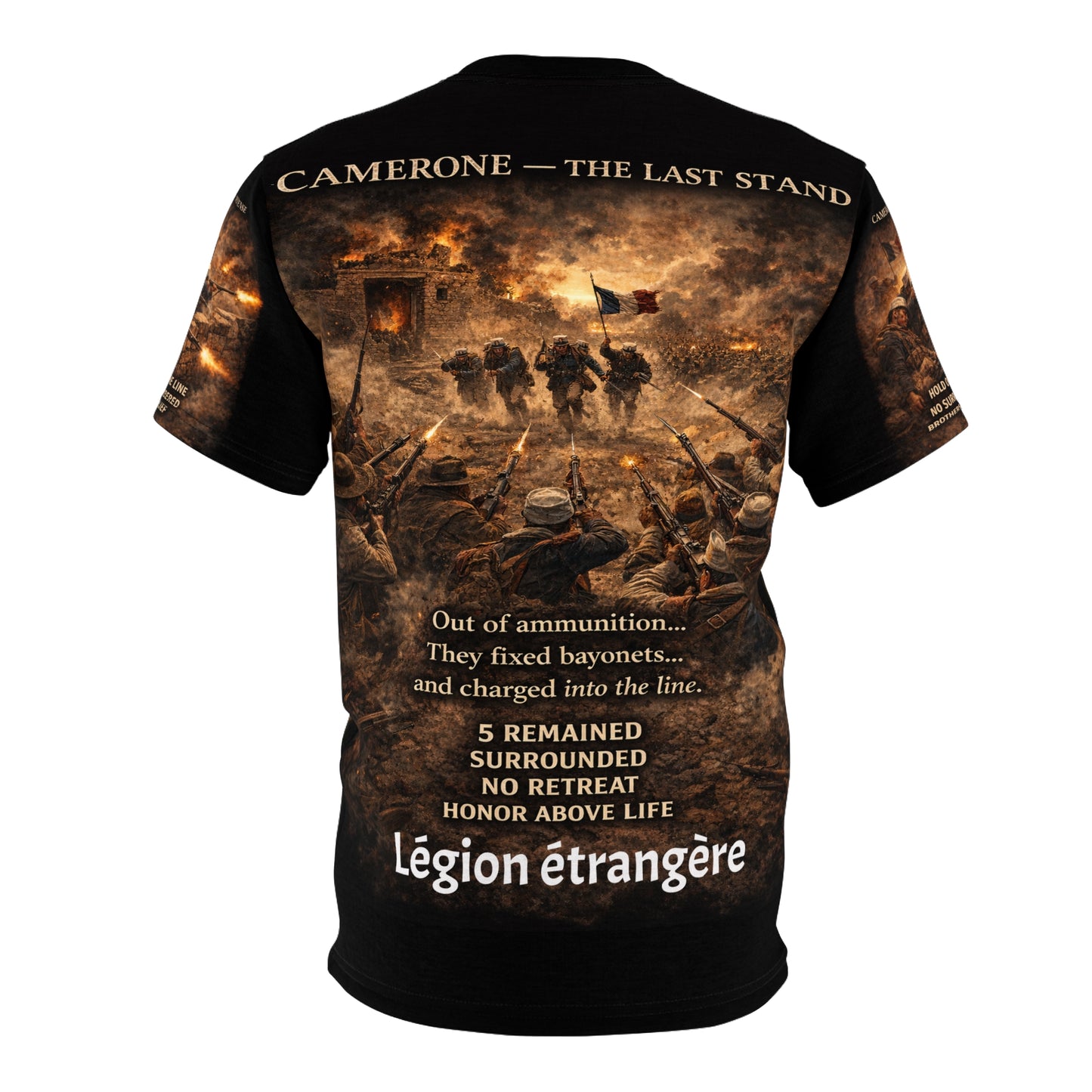 French Foreign Legion Tribute Tee — Battle of Camarón "Last Stand"