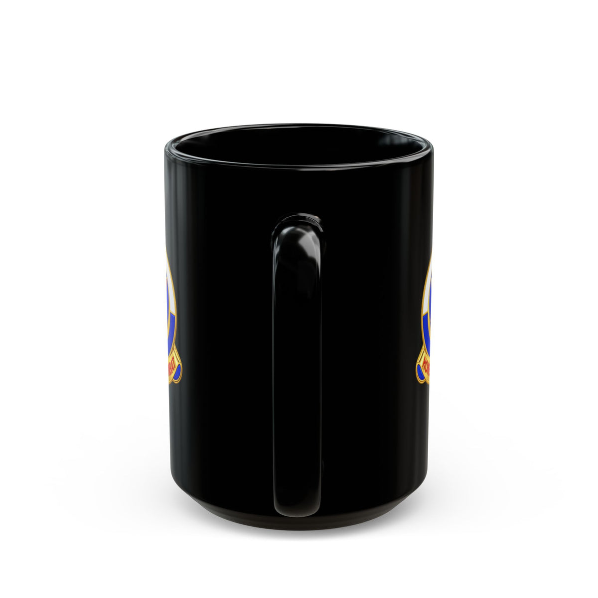 Black Mug  (15oz) - Army - XXIV Corps - DUI without Text - 3D - Transparent