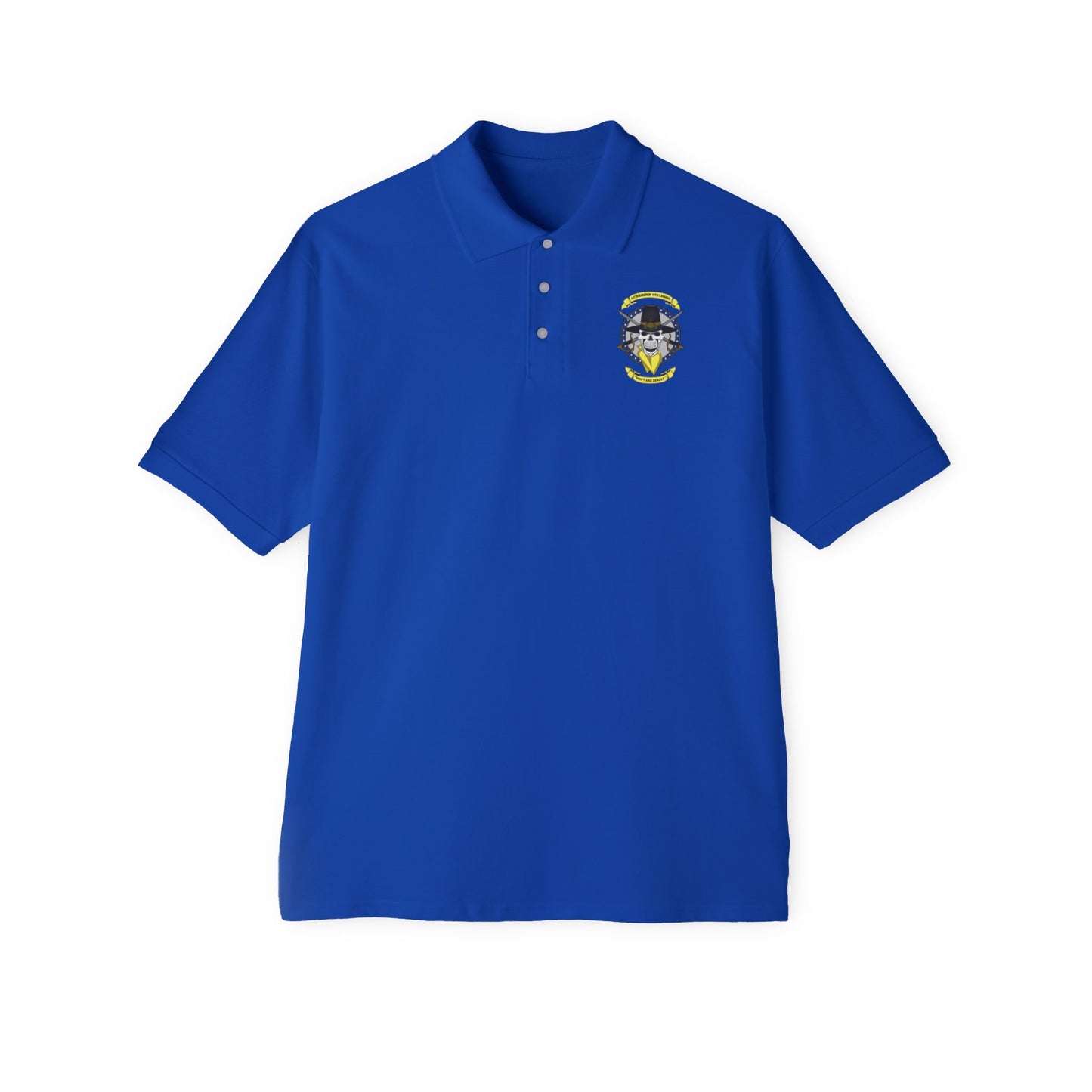 Men's Casual Piqué Polo - 1st Squadron, 18th Cavalry X 300