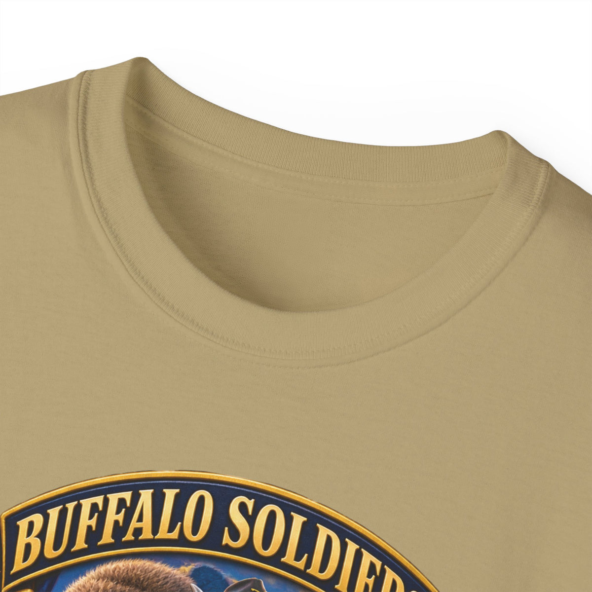 Unisex Ultra Cotton Tee - Overall Buffalo Soldiers Tribute - 3D - Enhanced