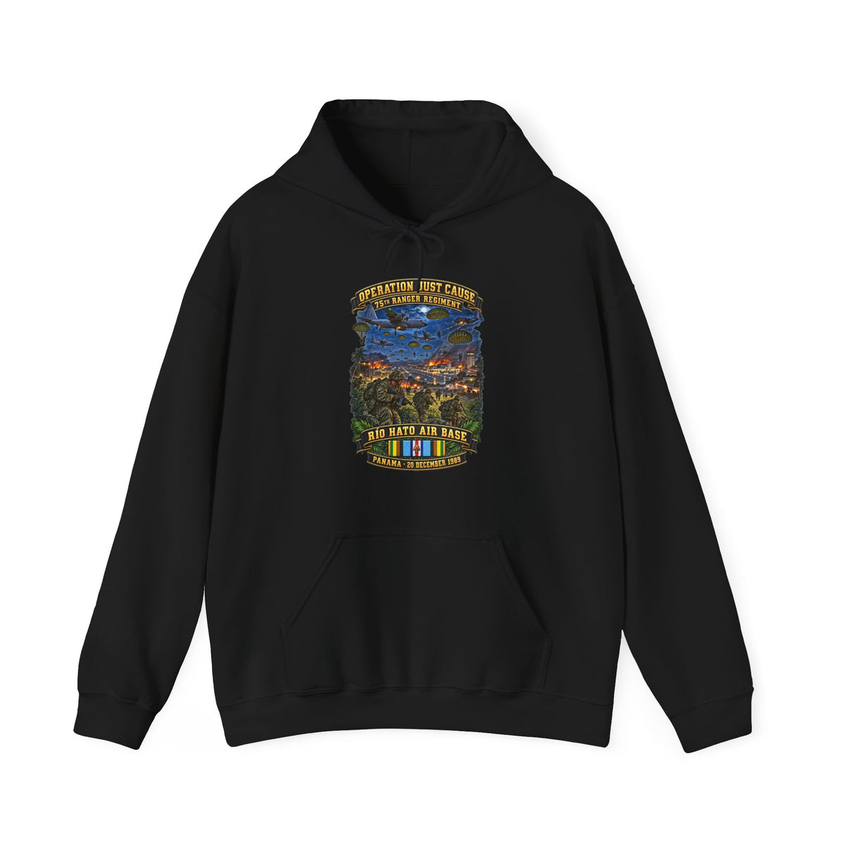 Hoodie — SOF - Operation Just Cause  - Panama Invasion 1989 - 75th Ranger Rgt - Rio Hato Air Base - 3D - Enhanced