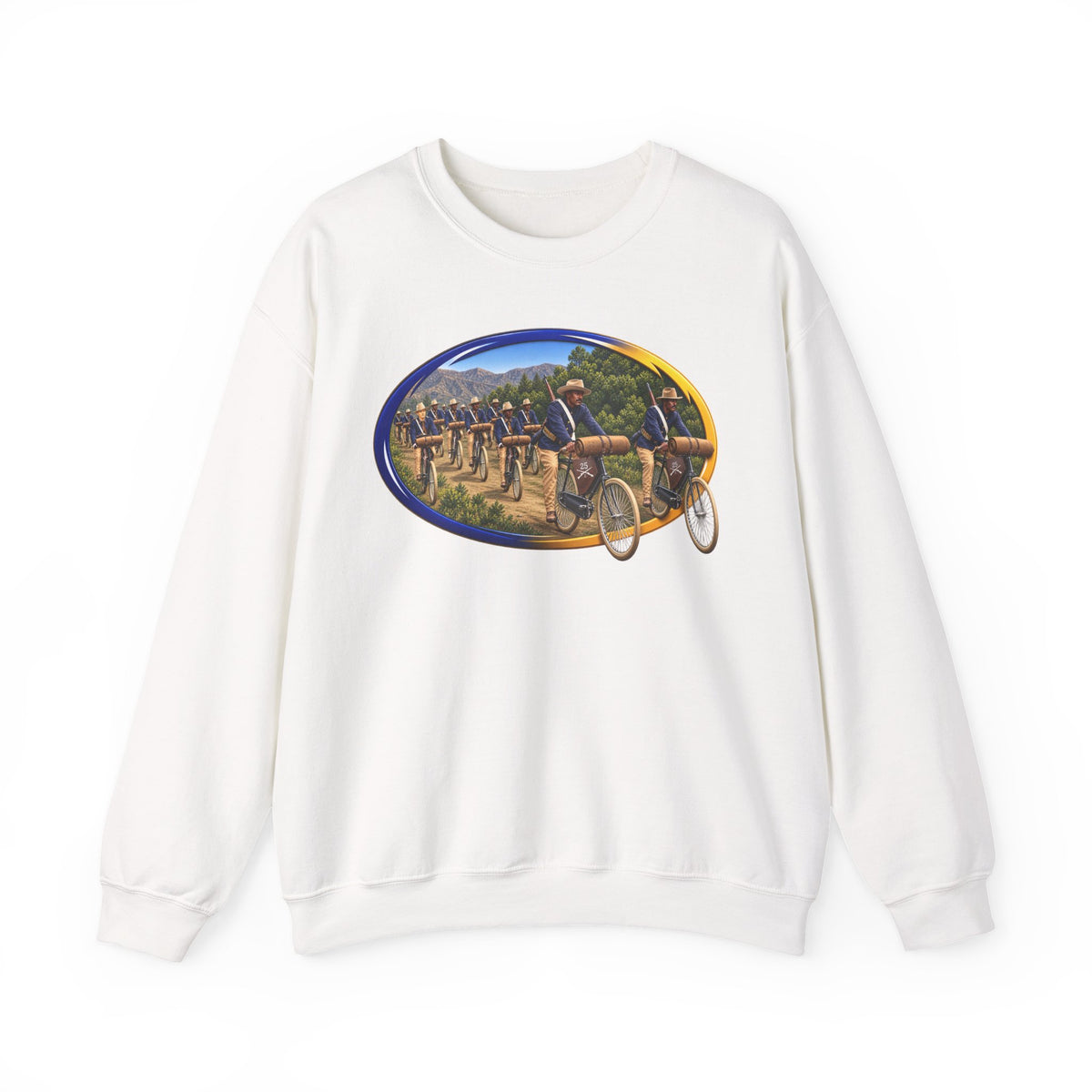 Crewneck Sweatshirt - CIrcle Riders - 3D - Enhanced