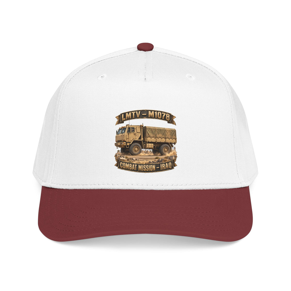 Mid Profile Baseball Cap - Army - LMTV - 1078 - Combat Mission - Iraq - 3D - Enhanced