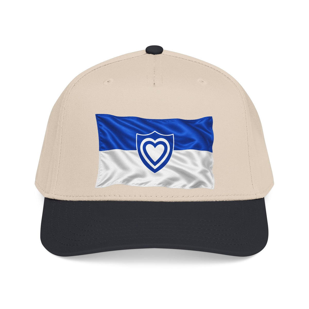 Mid Profile Baseball Cap - Army - XXIV Corps Flag - Waving - without Text - 3D - Transparent