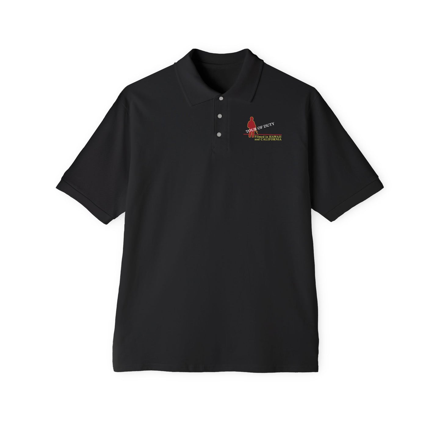 Men's Casual Piqué Polo - Tour Of Duty