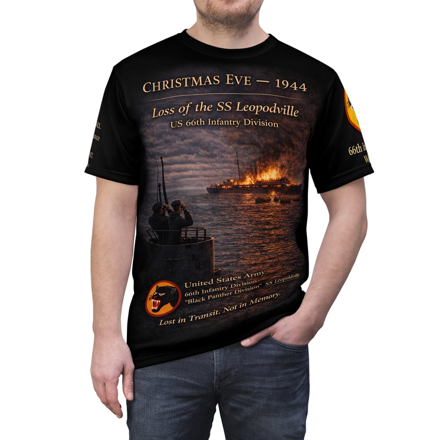 66th Infantry Division "Black Panther" Tribute Tee — Rescue at Sea