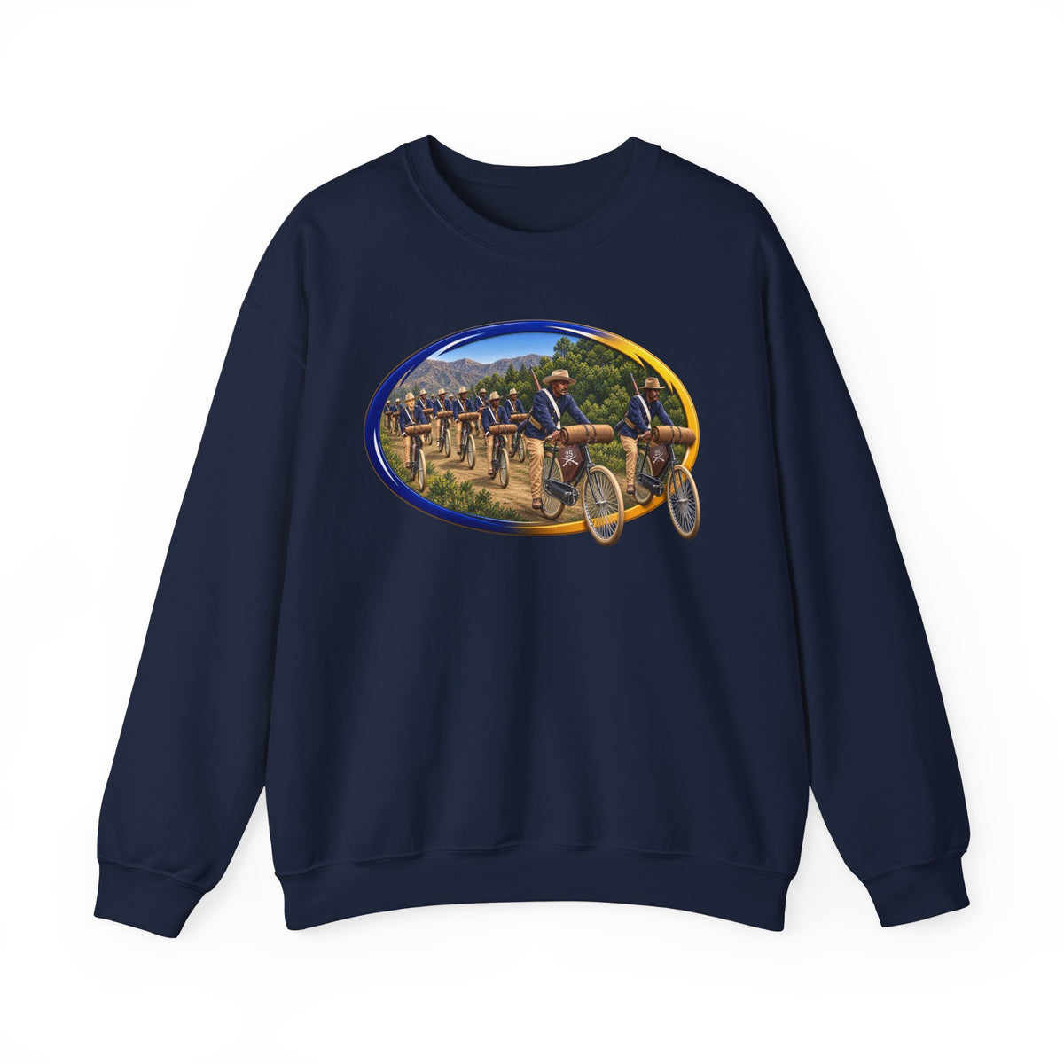 Crewneck Sweatshirt - CIrcle Riders - 3D - Enhanced