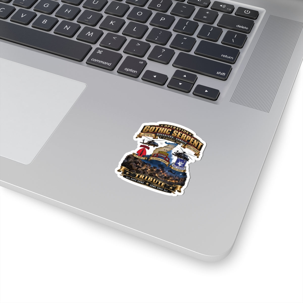 Kiss-Cut Stickers - Operation Gothic Serpent - Mogadishi, Somalia - 3-6 Oct 1993 Tribute - 3D - Enhanced