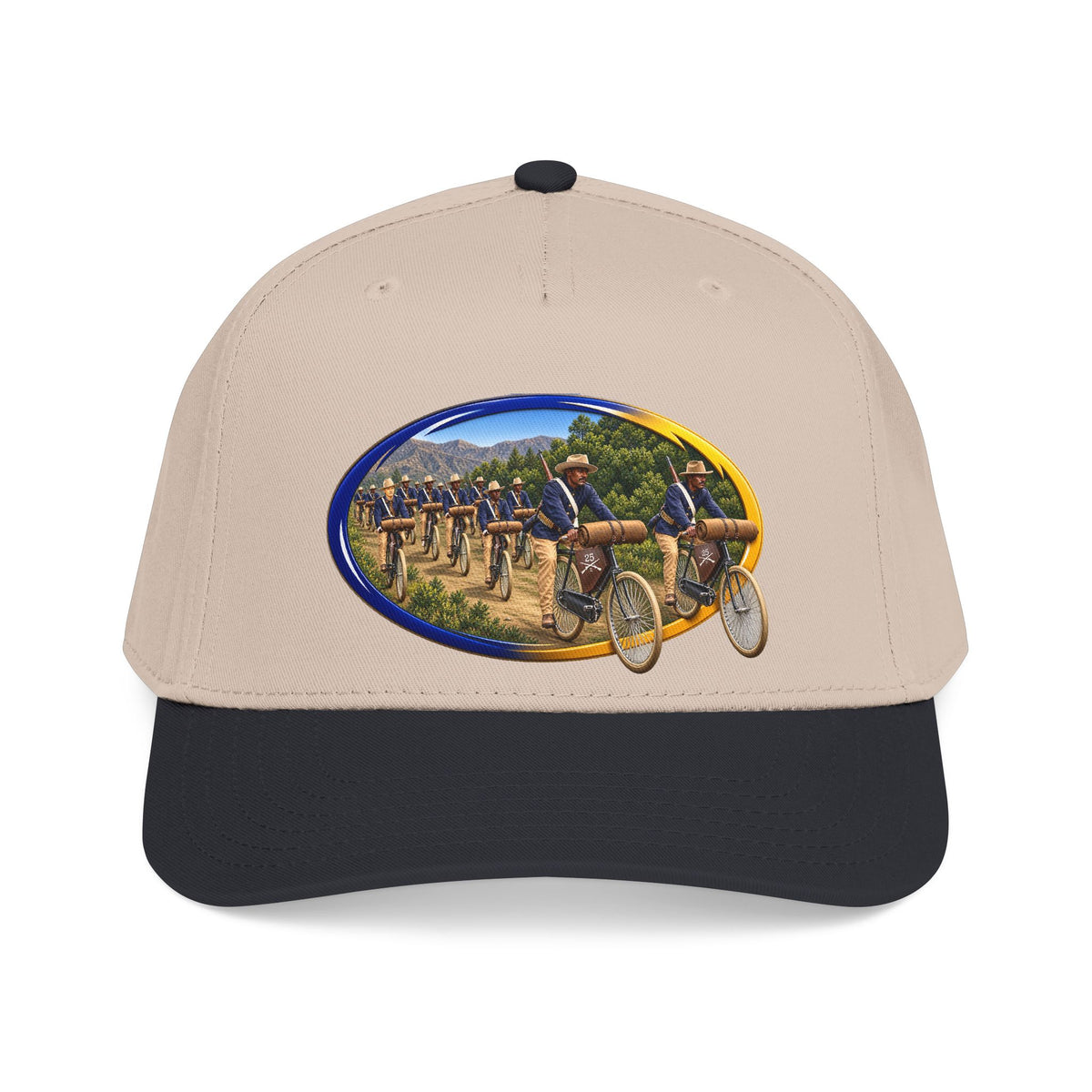 Mid Profile Baseball Cap - CIrcle Riders - 3D - Enhanced