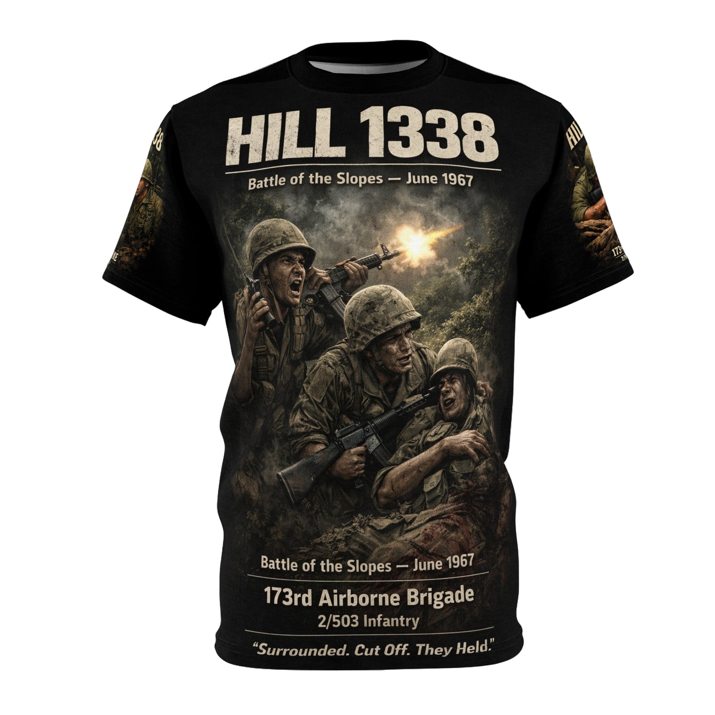 2nd Battalion 173rd Airborne 'Sky Soldiers' Tribute Tee – Battle of Hill 138 (Vietnam)