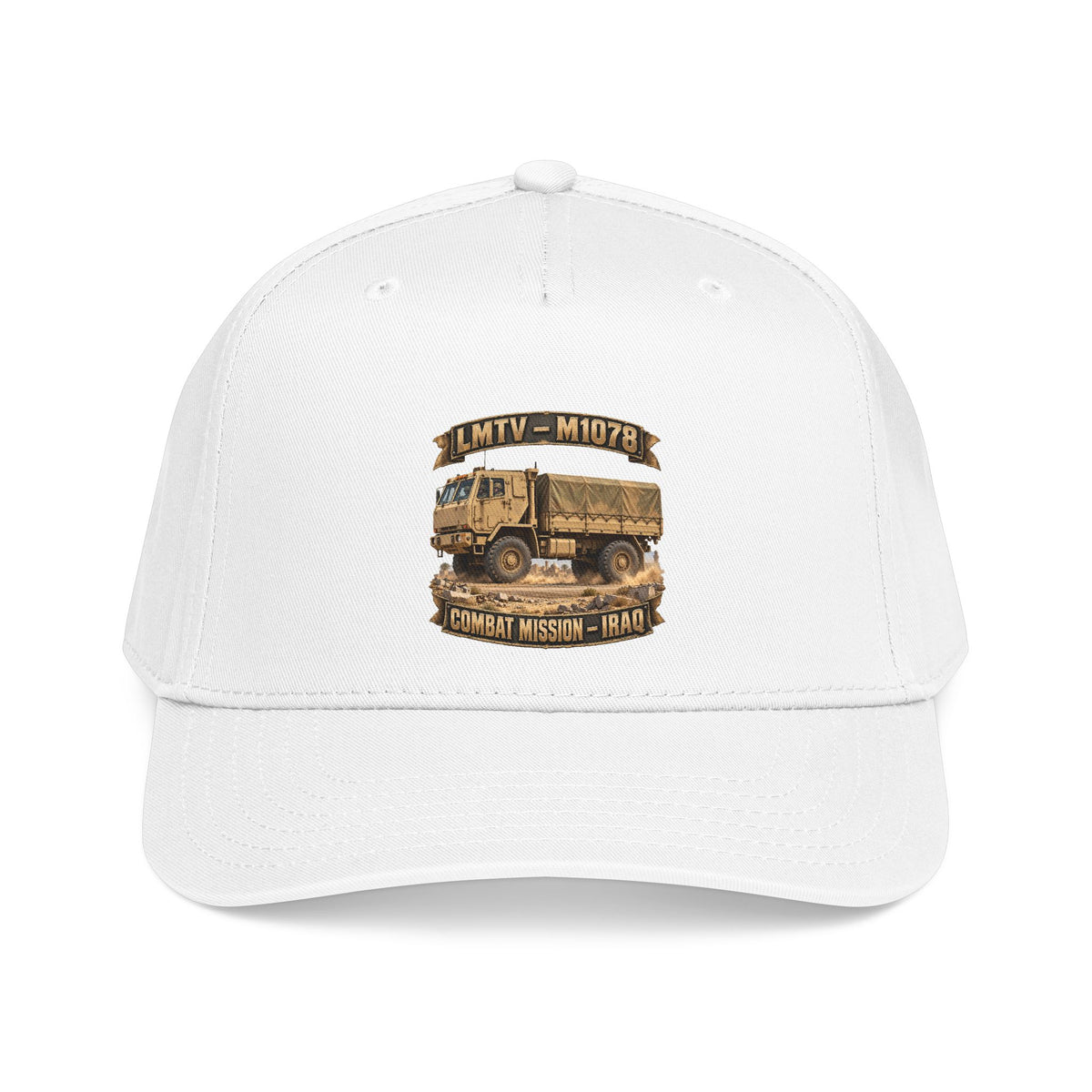 Mid Profile Baseball Cap - Army - LMTV - 1078 - Combat Mission - Iraq - 3D - Enhanced
