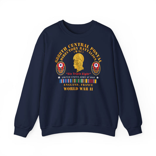 Crewneck Sweatshirt - Army - 6888th Central Postal Directory Battalion - WWII w EU SVC