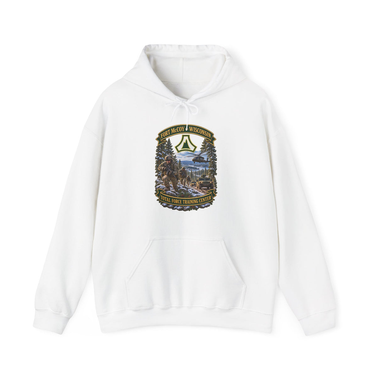 Hoodie — Fort McCoy, Wisconsin - DUI - Total Force Training Center - 3D - Enhanced