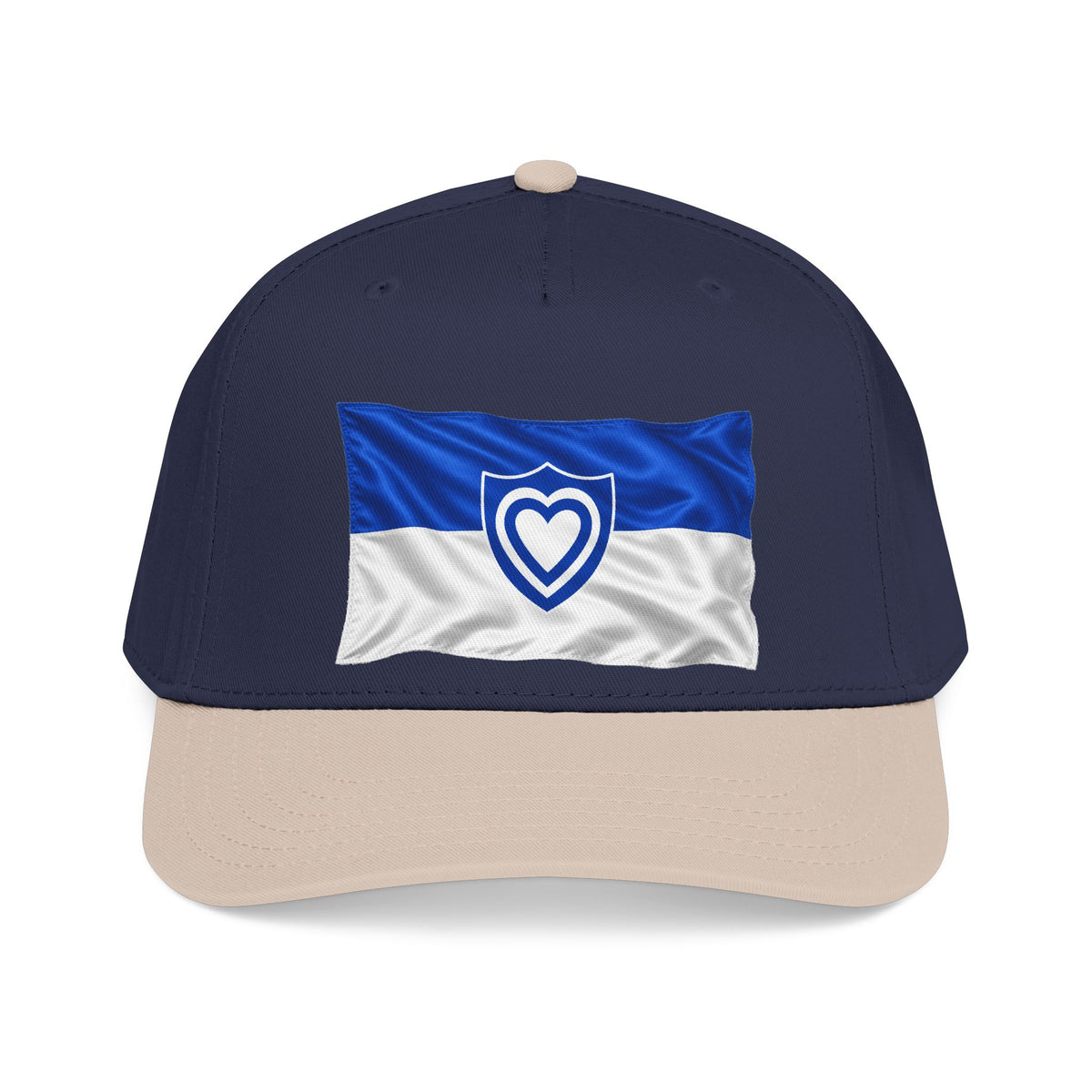 Mid Profile Baseball Cap - Army - XXIV Corps Flag - Waving - without Text - 3D - Transparent