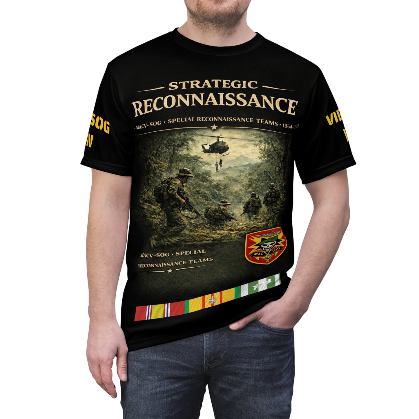 Vietnam MACV-SOG Recon Team All-Over Print Tee